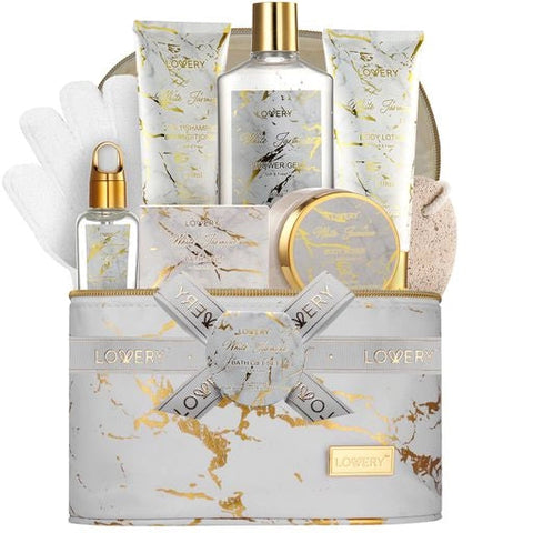 Luxury Marbel Body Gift Set, White Jasmine Beauty