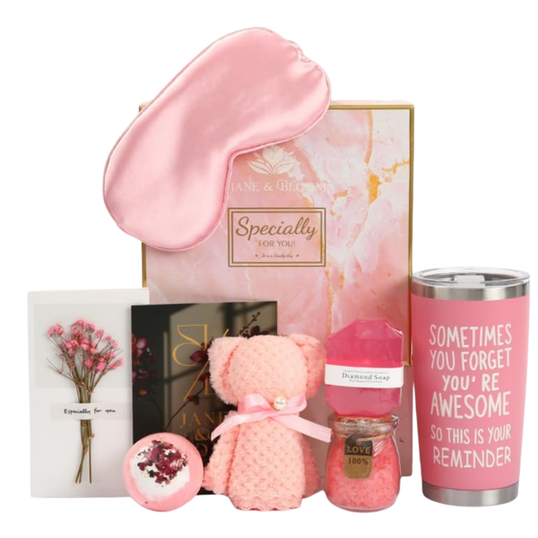Sweet Rituals – Pink Spa Gift Box with Towel Bear