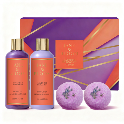 Jane & Bloom Lavender & Bergamot Spa Gift Set