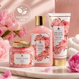 Spa Gift Basket - Peony Cloud - Premium Pink
